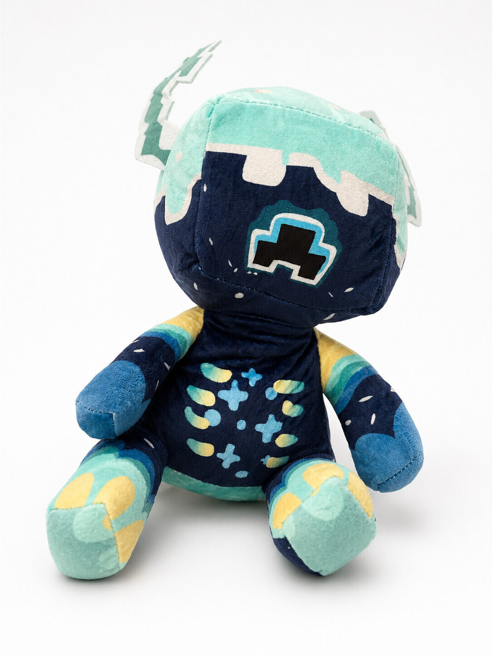 Minecraft Warden Plush 10" Blue Skeleton Monster Stuffed Toy Mojang No Tag